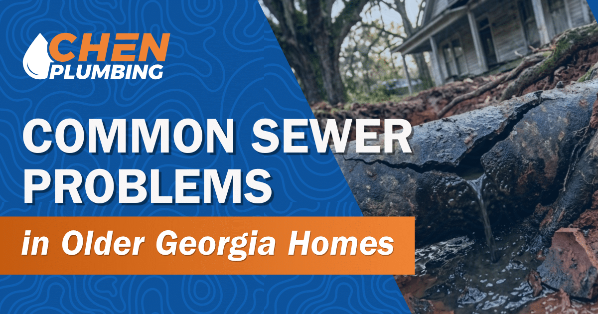Common Sewer Problems in Older Georgia Homes