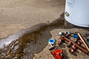 water heater leaks